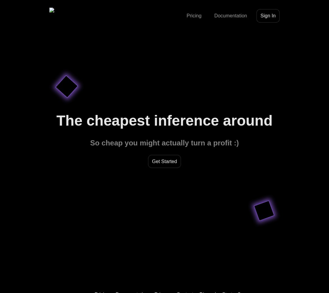 Nahcrof AI interface preview