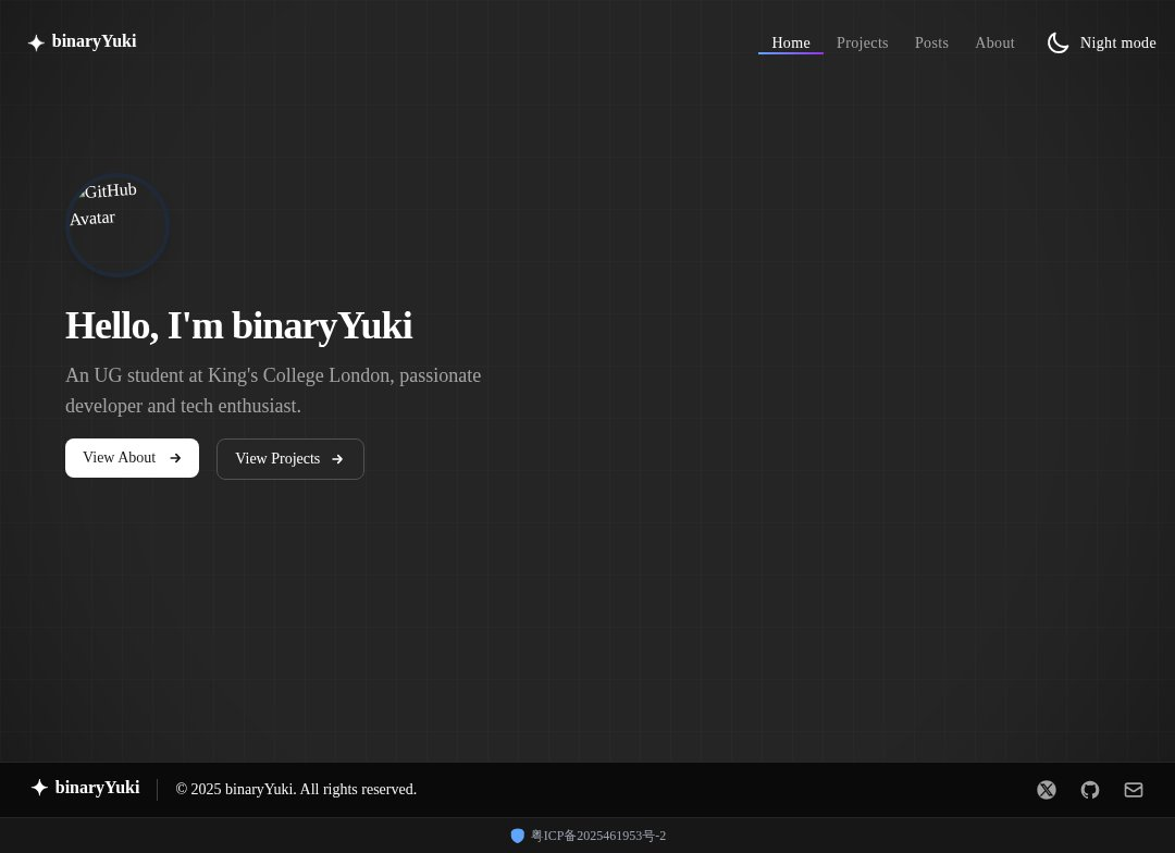 binaryYuki interface preview