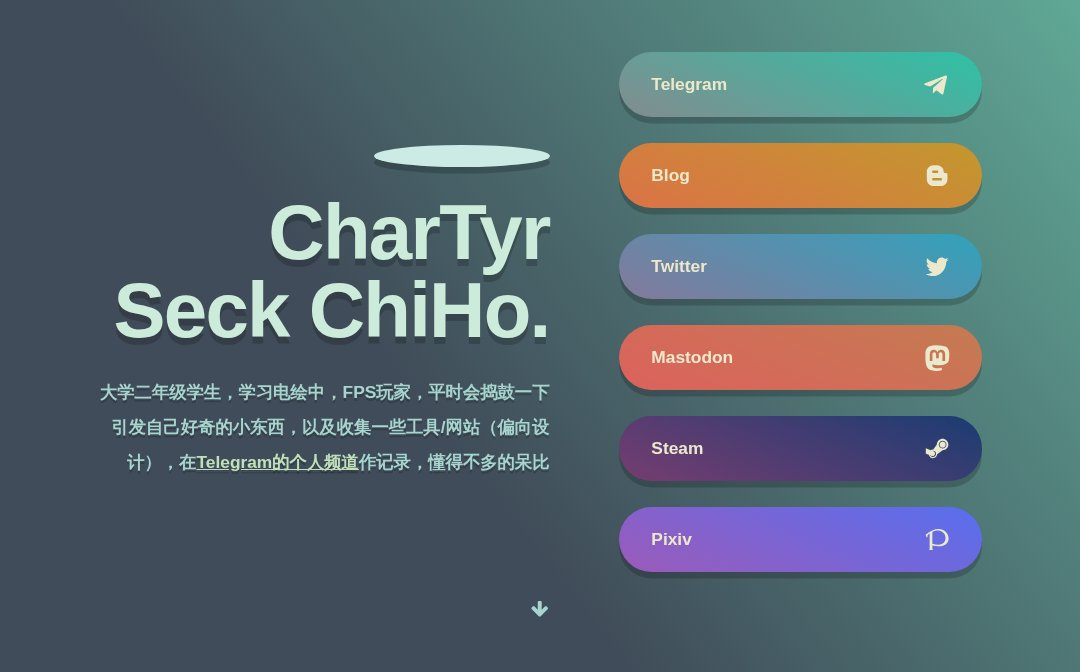 CharTyr interface preview