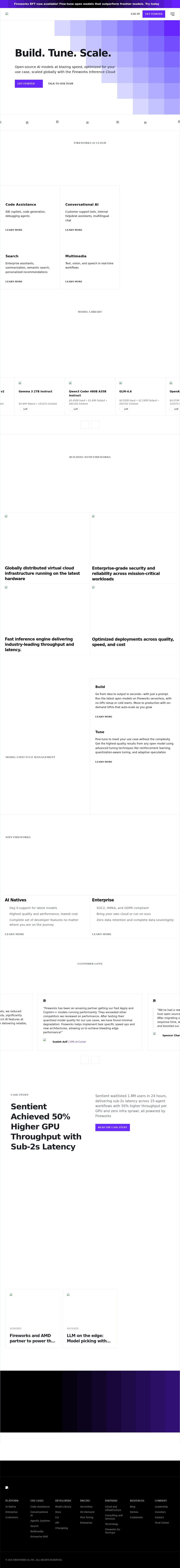 Fireworks AI interface preview