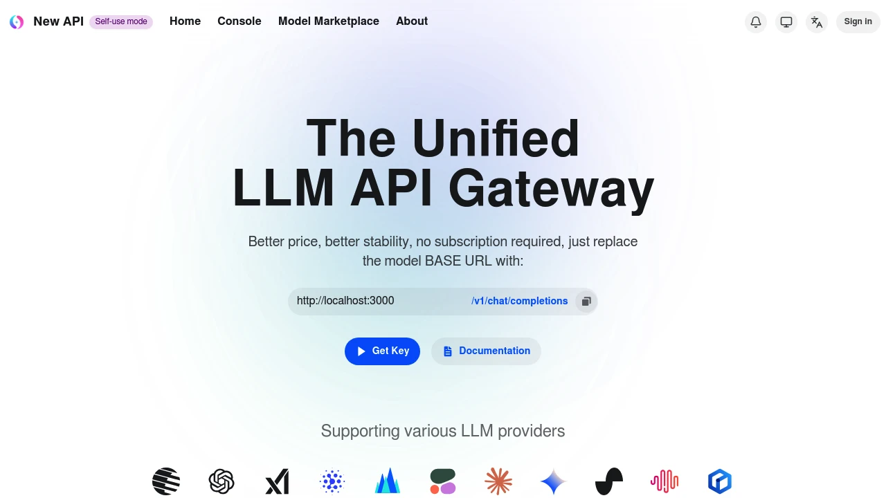 New API interface preview