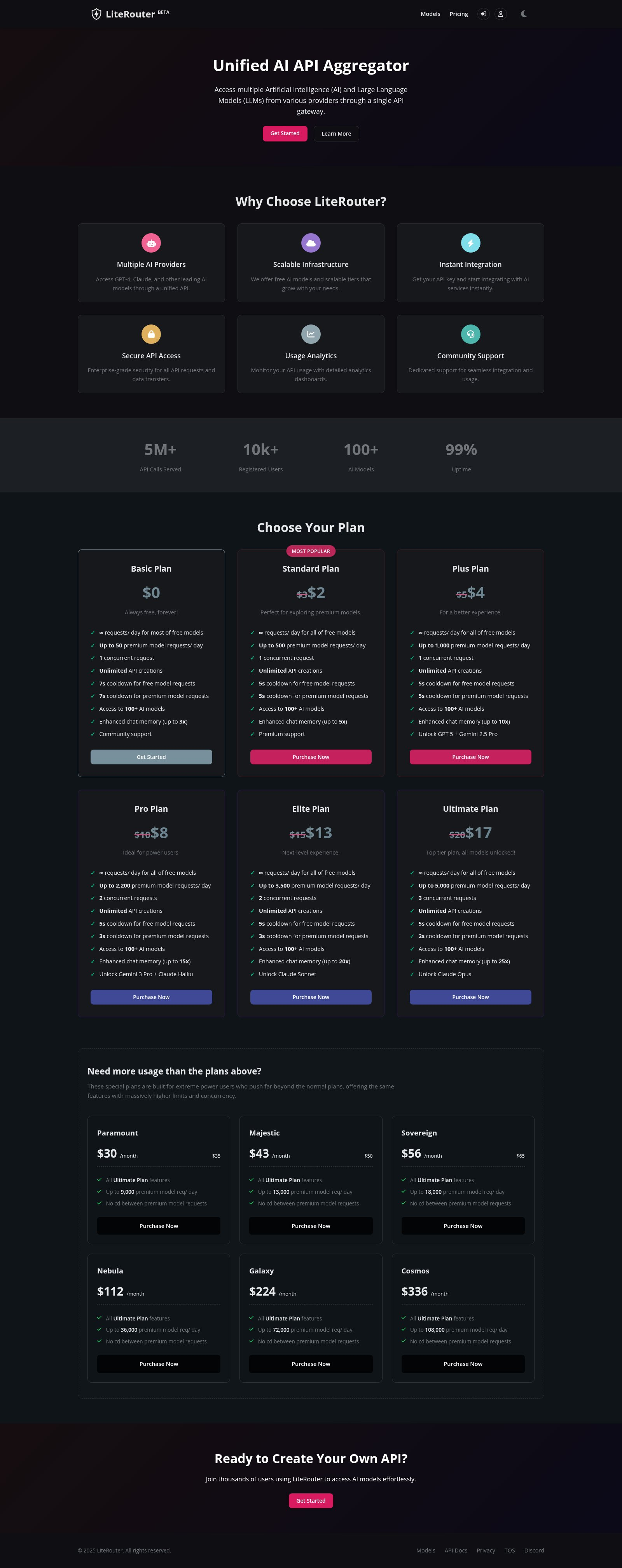 LiteRouter interface preview