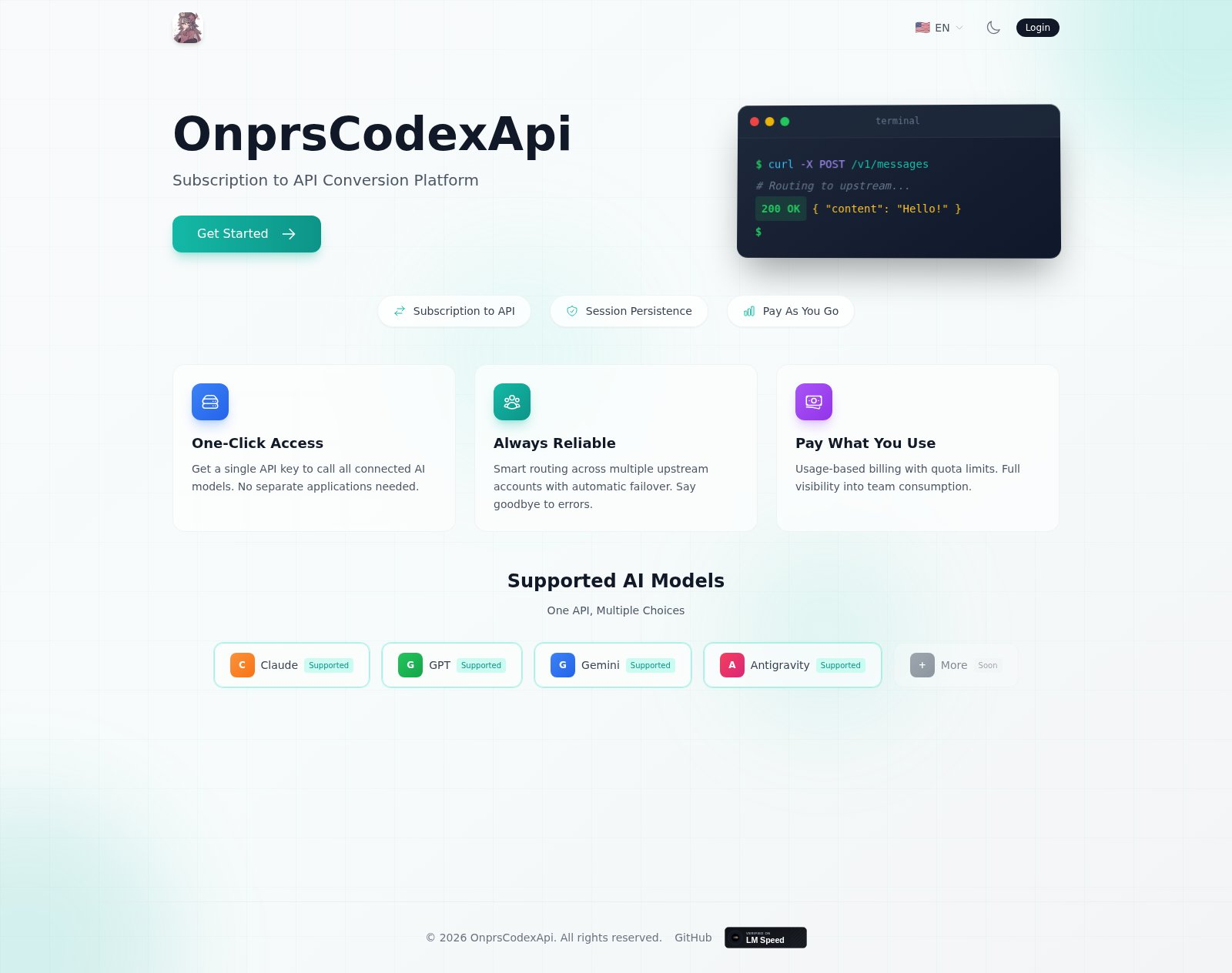 OnprsCodexApi interface preview