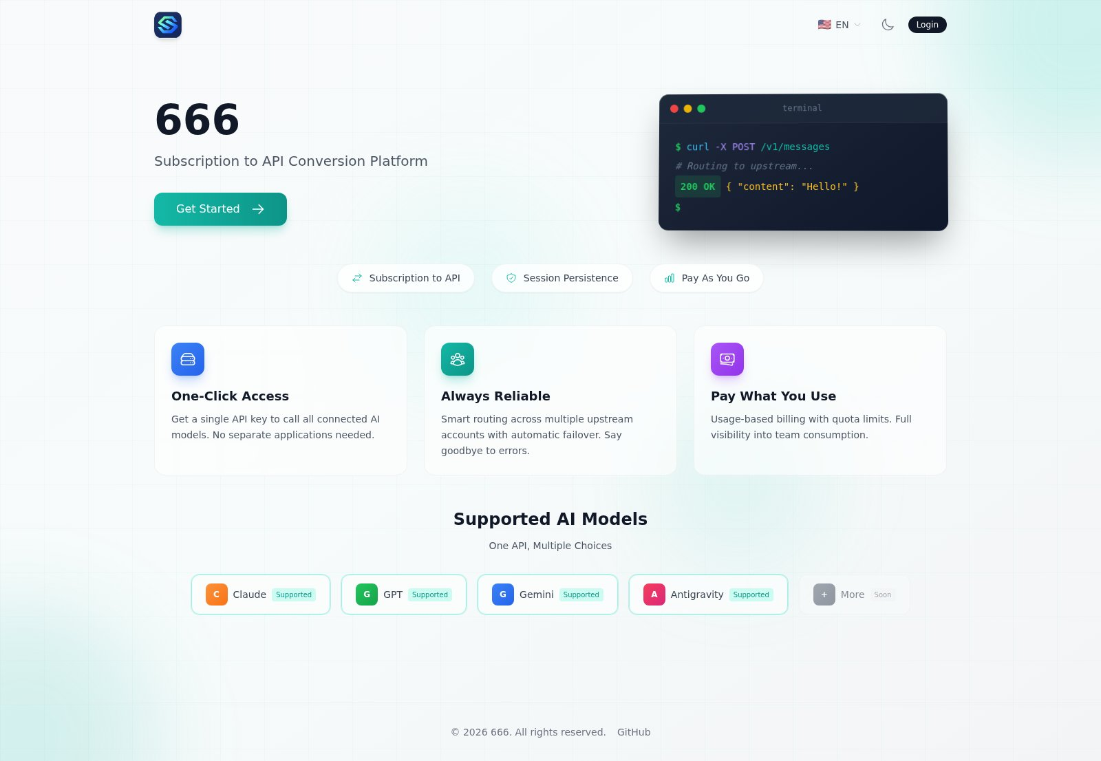 Codex666 interface preview