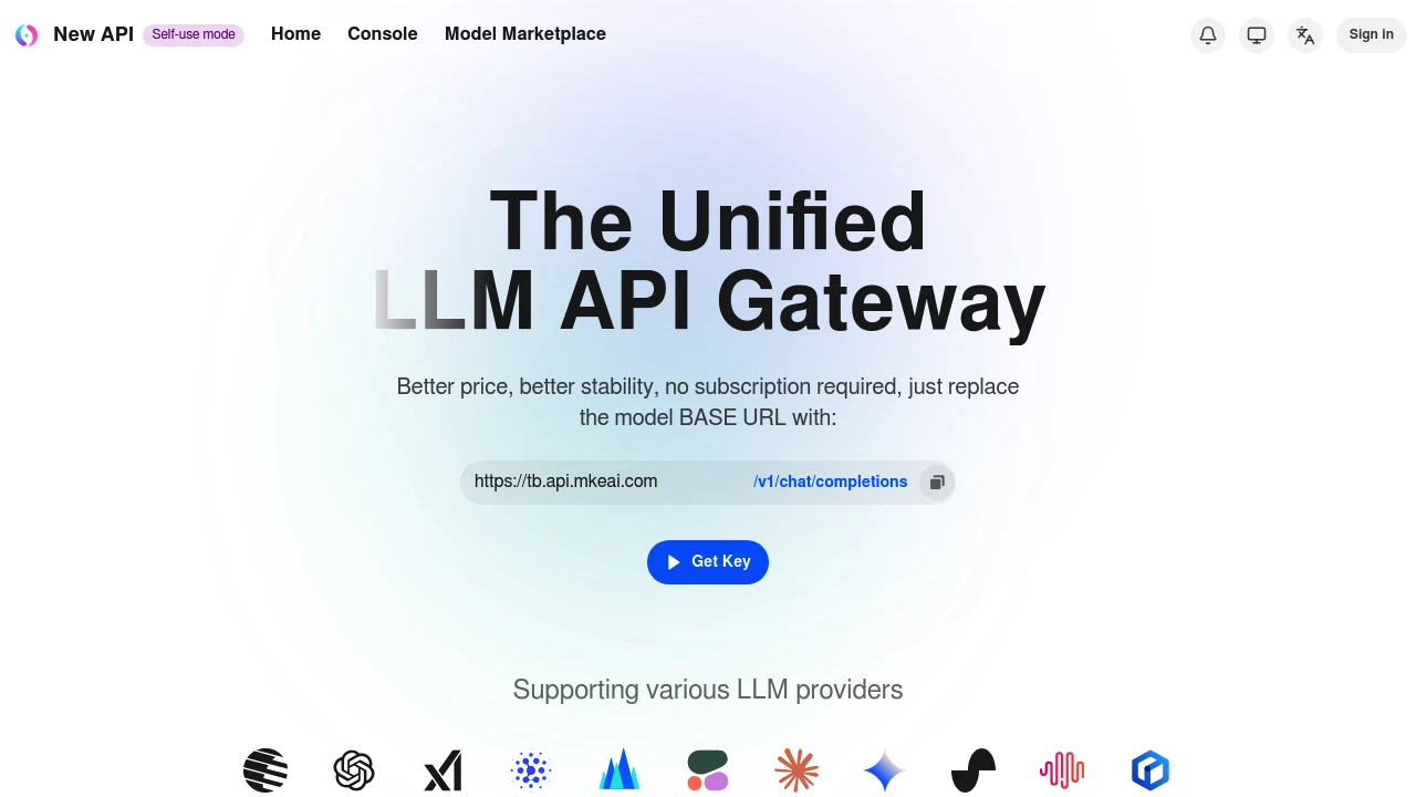 New API interface preview