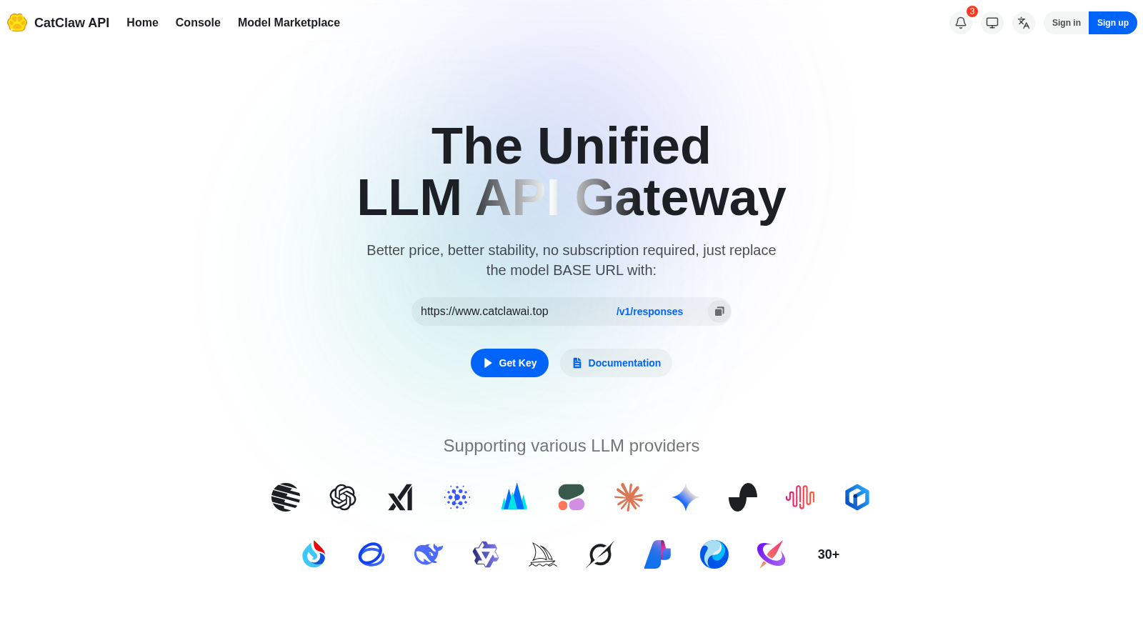 CatClaw API interface preview