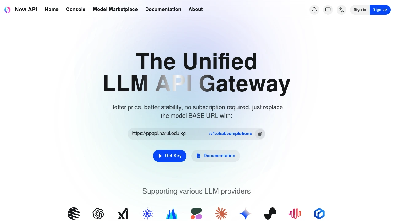 New API interface preview