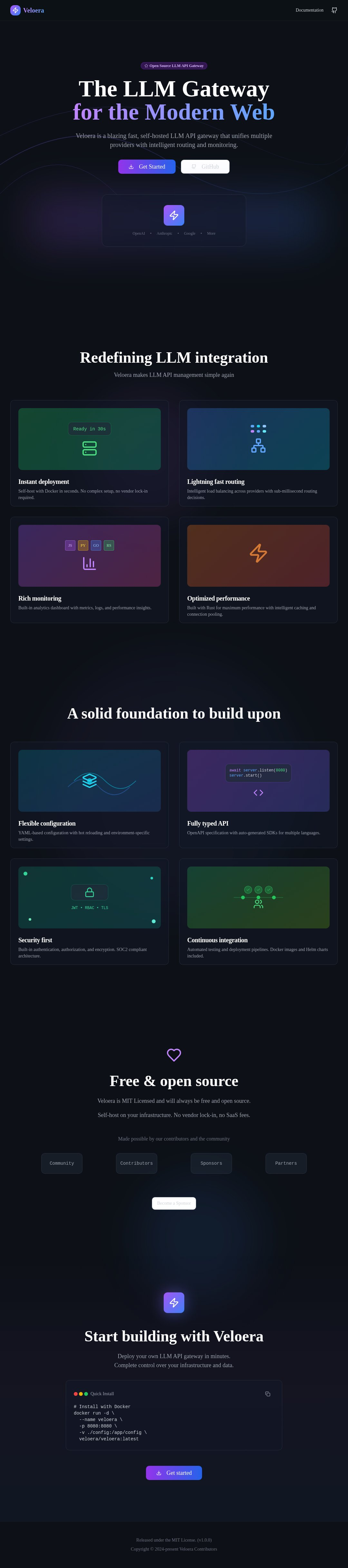 Veloera interface preview